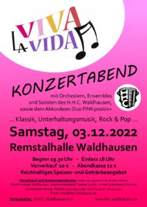 VIVA LA VIDA - Konzertabend @ Remstalhalle Waldhausen
