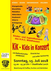 KiK - Kids in Konzert - Kinder und Jugendkonzert @ Stadthalle Lorch
