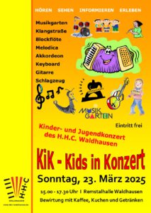 KiK - Kids in Konzert - Kinder- und Jugendkonzert @ Remstalhalle Waldhausen